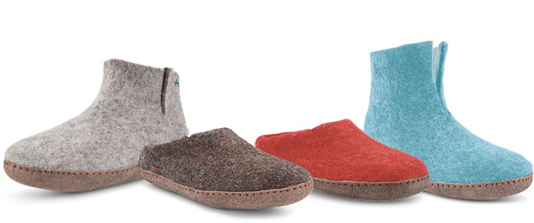 Betterfelt boots, shoes and slippers come in a variety of colors and styles